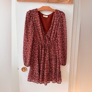 Blossom Red Floral Dress